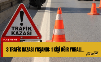 Lefkoşa, Gazimağusa ve Geçitköy’de trafik kazaları