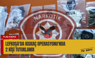 Lefkoşa’da Kıskaç Operasyonu: 2 kişi tutuklandı