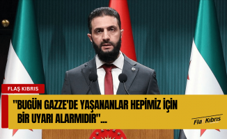 Şara: Filistin halkının yerinden edilmesi çağrıları tüm Arap milletine tehdittir