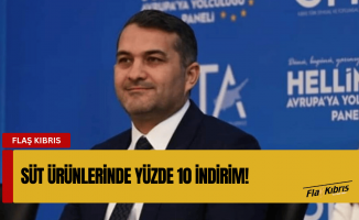 SÜİB Başkanı Erden duyurdu: Süt ürünlerinde yüzde 10 indirim!