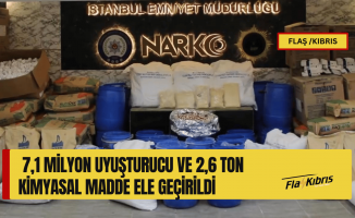 7,1 milyon adet uyuşturucu hap ele geçirildi