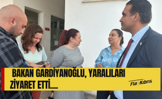 BAKAN GARDİYANOĞLU KAZADA YARALANAN ENGELLİ BİREYLERİ HASTANEDE ZİYARET ETTİ