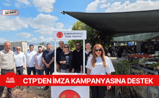 CTP Lefkoşa İlçesi'nden laik eğitim için imza kampanyasına destek 