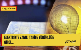 Elektrikte yeni ücretler yürürlüğe girdi