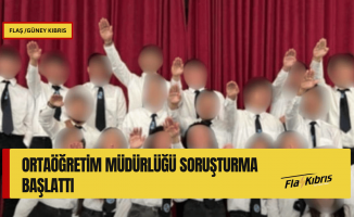 Güney Kıbrıs Rum Yönetimi'ndeki bir lisede Nazi selamı