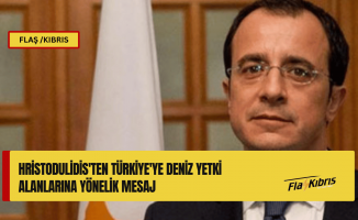 Hristodulidis: Türkiye, Kıbrıs'la görüşmeye hazırsa, deniz yetki alanlarını sınırlandırmaya hazırız