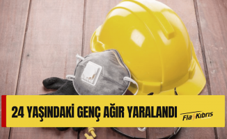 İnşaat işçisi 3 metre yükseklikten düştü