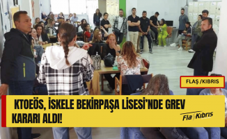 KTOEÖS, İskele Bekirpaşa Lisesi’nde grev kararı aldı!