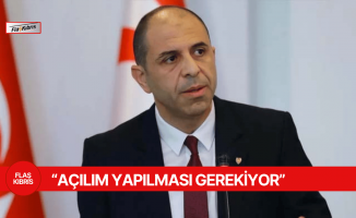 Özersay: Kıbrıs Türk tarafına açılım yapılması gerekiyor