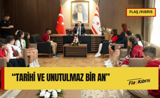Öztürkler, öğrencileri yeni Meclis’te kabul etti