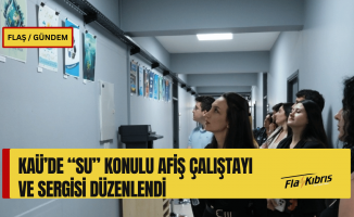 'Su' konulu Afiş Çalıştayı ve Sergisi yapıldı