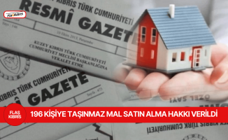 196 yabancı uyruklu kişiye taşınmaz mal satın alma izni