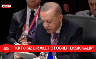 Cumhurbaşkanı Erdoğan: "KKTC'siz bir Türk Dünyası eksiktir"