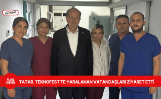 Cumhurbaşkanı Tatar, TEKNOFEST’te yaralanan vatandaşları ziyaret etti