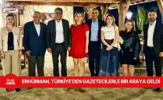 Erhürman, Türkiye’den gazetecilerle bir araya geldi