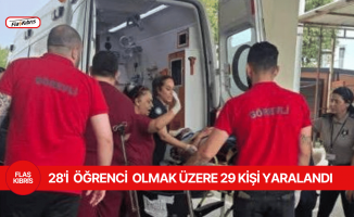 Feci kazada 29 kişi yaralandı