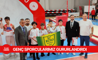Genç sporcularımız gururlandırdı