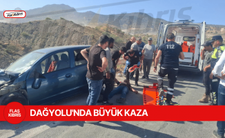 Girne-Değirmenlik yolunda kaza: Kamyona çarptı!
