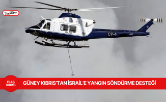 Güney Kıbrıs yangınlar dolayısıyla İsrail’e helikopter gönderdi
