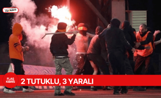 Güney Lefkoşa’da olaylı derbi sonrası maskeli kişiler Omonia lokaline saldırdı