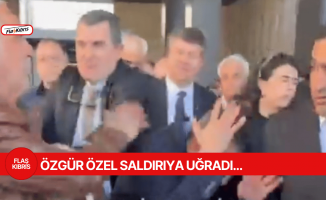 Sırrı Süreyya Önder için yapılan AKM'deki tören çıkışında Özgür Özel'e saldırı!