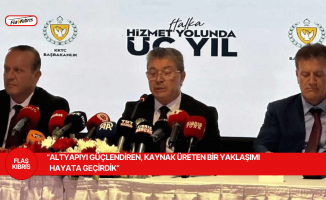 Ünal Üstel: Altyapıyı güçlendiren, kaynak üreten bir yaklaşımı hayata geçirdik