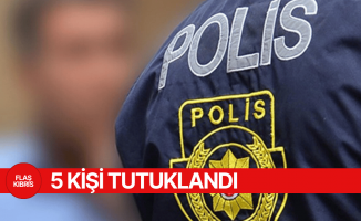 Bayramın ilk günü 4 ilçede 5 tutuklama!