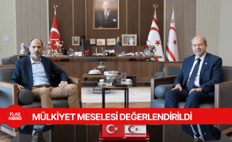 Cumhurbaşkanı Tatar, Özersay’ı kabul etti