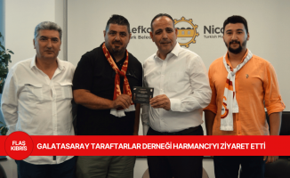 Galatasaray Taraftar Derneği heyeti, Harmancı'yı ziyaret etti