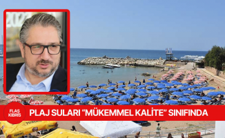 Girne’de plaj suları “mükemmel kalite” sınıfında
