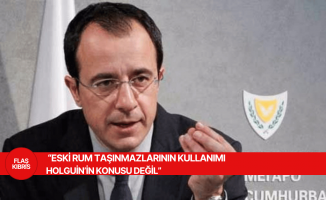 Hristodulidis: KKTC’deki eski Rum taşınmazlarının kullanımı Holguin’in konusu değil