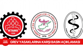 KTHES, TIP-İŞ ve KTAMS, grev yasaklarına karşı ortak basın açıklaması yapacak