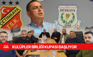 Kulüpler Birliği Kupası heyecanı başlıyor