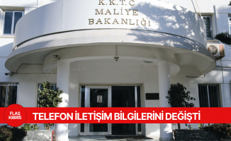Maliye Bakanlığı, telefon iletişim bilgilerini değiştirdi