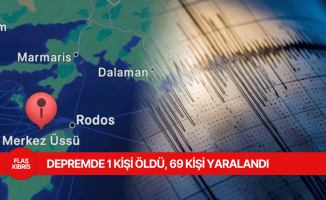 Muğla Marmaris'te 5.8 büyüklüğünde deprem