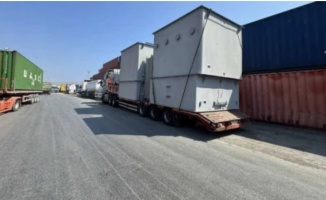 Türkiye’den temin edilen 50 MW gücündeki mobil türbinler Mağusa Limanı’na ulaştı