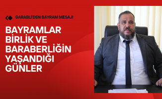 Yenal Garabli, Pazarcı Esnafı, TÜK Çalışanları ve Halkın Bayramını Kutladı
