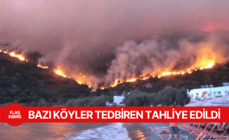 Yunanistan, Sakız Adası’ndaki yangın