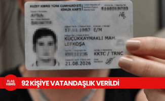 Bakanlar Kurulu’ndan 92 kişiye vatandaşlık