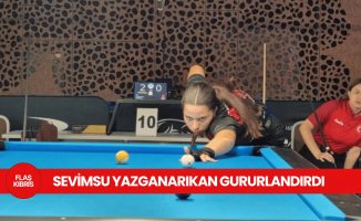 Bilardo Genç Milli Takımı’ndan ilk madalya Sevimsu Yazganarıkan’dan geldi