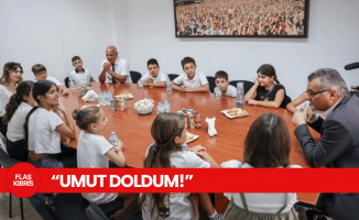 Erhürman, Dört İşlem Eğitim Merkezi öğrencilerini ağırladı