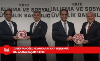 Gardiyanoğlu, Karaca ve Balaban’ı kabul etti