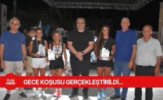 Girne Belediyesi, “gece koşusu” düzenledi