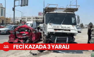 Lefkoşa’da feci kaza