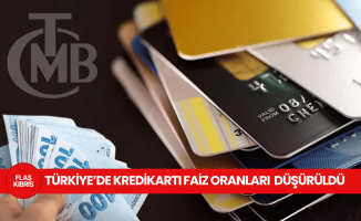 Türkiye Merkez Bankası kredi kartı faiz oranlarını düşürdü