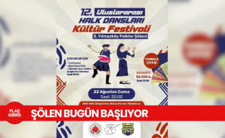 12. Uluslararası Halk Dansları Kültür Festivali-3. Yılmazköy Folklör Şöleni bugün başlıyor