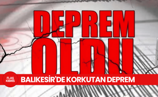 Balıkesir'de 6.1 büyüklüğünde deprem: İstanbul'dan hissedildi