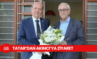 Cumhurbaşkanı Tatar’dan 4. Cumhurbaşkanı Mustafa Akıncı’ya nezaket ziyareti