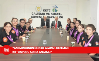 Hasipoğlu:  Ambargonun derece alarak kırılması KKTC sporu adına anlamlı