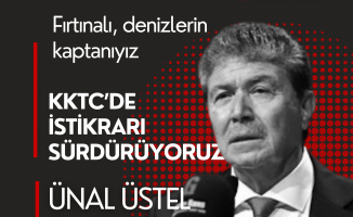 “Hedefimiz Ersin Tatar’ın yeniden seçilmesi”